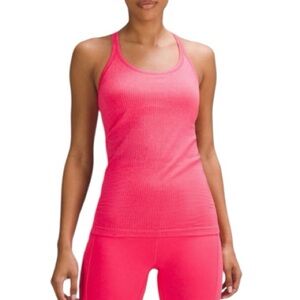 Lululemon Ebb to Street Tank Top Lip Gloss (Pink) Womens Size 14